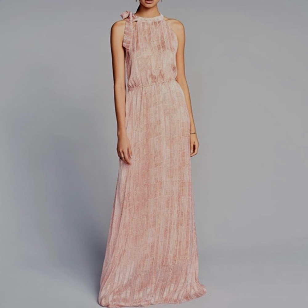 Banana Republic Beautiful Halter Maxi Dress with Tie Neck Brand New with Tags